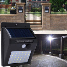 1-4pcs Solar Light Recharge 20/30 Leds PIR Motion Sensor Solar Lamp Outdoor Garden Lamp Decoration Night Security Wall light