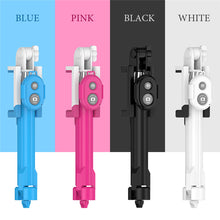 4 Colors Selfie Stick Mini Tripod Monopod Selfie Stick Bluetooth Remote Control Shutter Handheld Extendable Monopod Selfie Stick