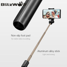 BlitzWolf 3 in 1 Wireless Bluetooth Selfie Stick Tripod Mini Extendable Monopod Universal For iPhone For Samsung Selfie Stick
