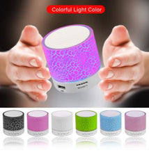 GETIHU Portable Mini Bluetooth Speakers Wireless Hands Free LED Speaker With TF USB FM Sound Music For Mobile Phone For iPhone 6