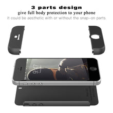 Luxury Hard PC Case For iPhone 5 5S SE 6 7 8 plus X 360 Bumper Shockproof Slim 3 in 1 Full Protective Ultra thin Matte Plain