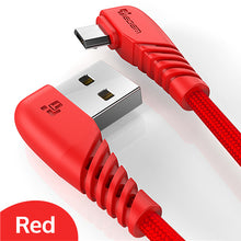 TIEGEM 90 Degree Micro USB Cable 2A Fast Charger Data Cable Braided USB Cable Mobile Phone USB Charger Cable For Samsung Huawei