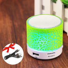 GETIHU Portable Mini Bluetooth Speakers Wireless Hands Free LED Speaker With TF USB FM Sound Music For Mobile Phone For iPhone 6