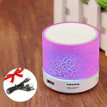 GETIHU Portable Mini Bluetooth Speakers Wireless Hands Free LED Speaker With TF USB FM Sound Music For Mobile Phone For iPhone 6