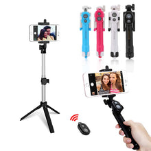 4 Colors Selfie Stick Mini Tripod Monopod Selfie Stick Bluetooth Remote Control Shutter Handheld Extendable Monopod Selfie Stick