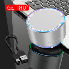 GETIHU Portable Mini Bluetooth Speakers Wireless Hands Free LED Speaker With TF USB FM Sound Music For Mobile Phone For iPhone 6