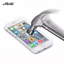 ABAG  for iPhone X Tempered glass for iPhone 6 6S 7 8 Plus Screen protector glass film for iPhone 5 SE 5C 4 Explosion-proof film