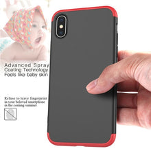 Luxury Hard PC Case For iPhone 5 5S SE 6 7 8 plus X 360 Bumper Shockproof Slim 3 in 1 Full Protective Ultra thin Matte Plain