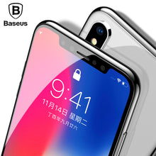 Baseus 0.3mm Screen Protector Tempered Glass For iPhone X 10 PET Edge 3D Full Cover Protection Toughened Glass Film For iPhoneX